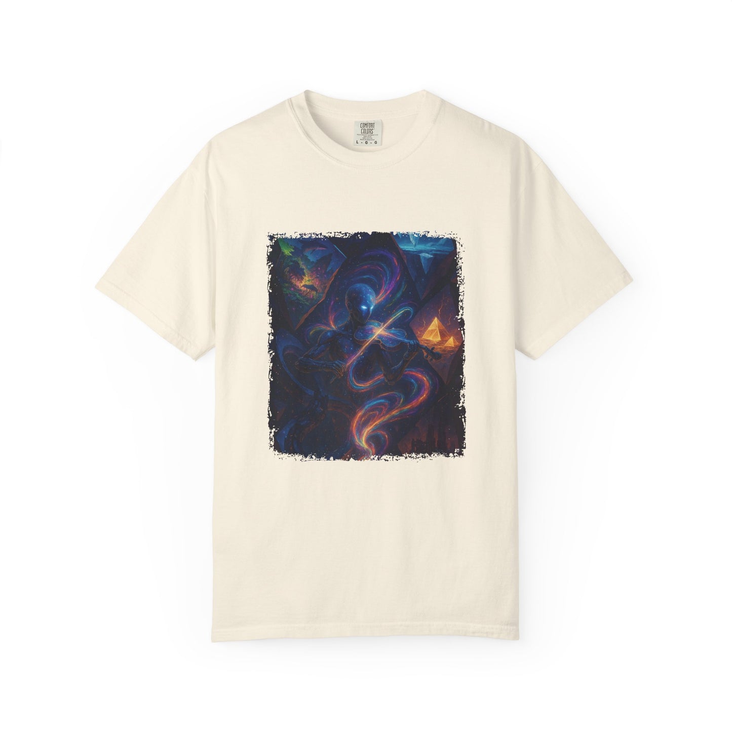 Cosmic Vibes Unisex T-shirt - Colorful Graphic Tee for Space Lovers