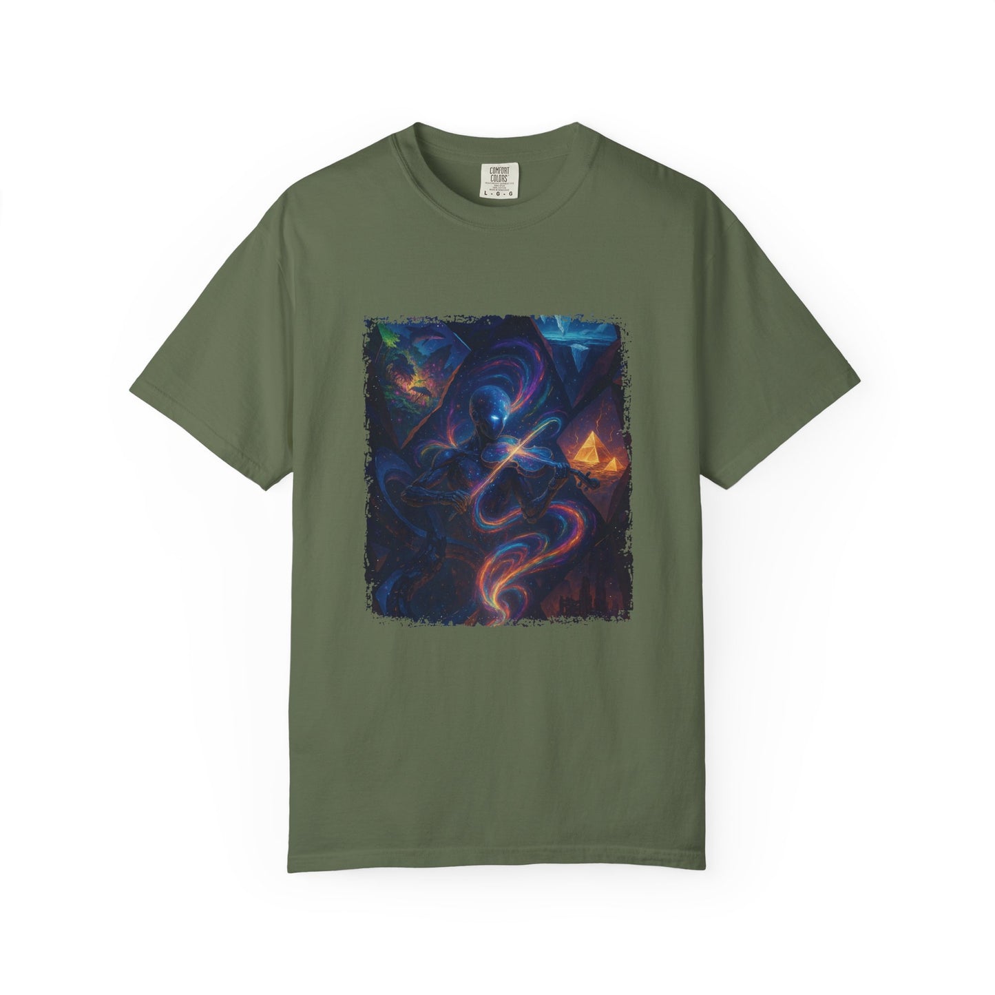 Cosmic Vibes Unisex T-shirt - Colorful Graphic Tee for Space Lovers