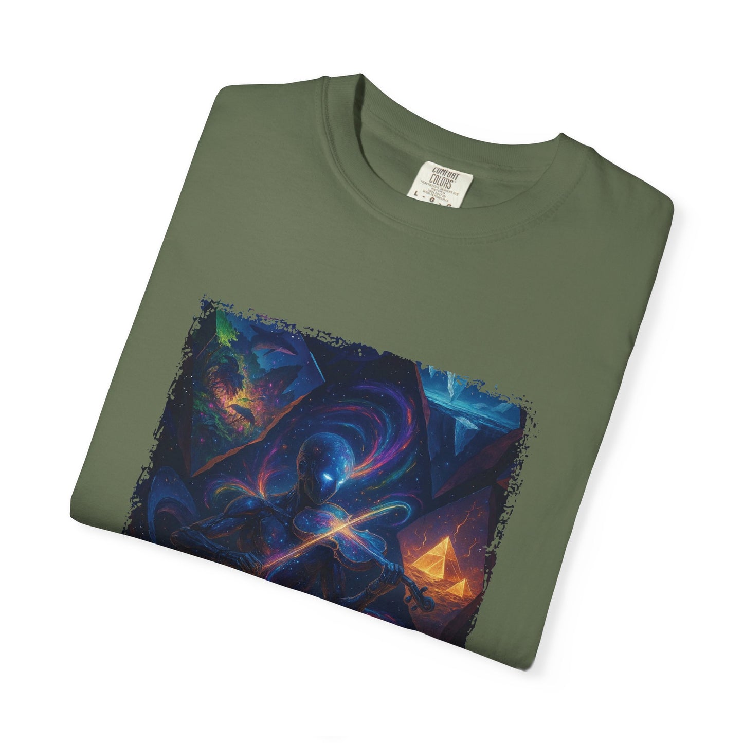 Cosmic Vibes Unisex T-shirt - Colorful Graphic Tee for Space Lovers