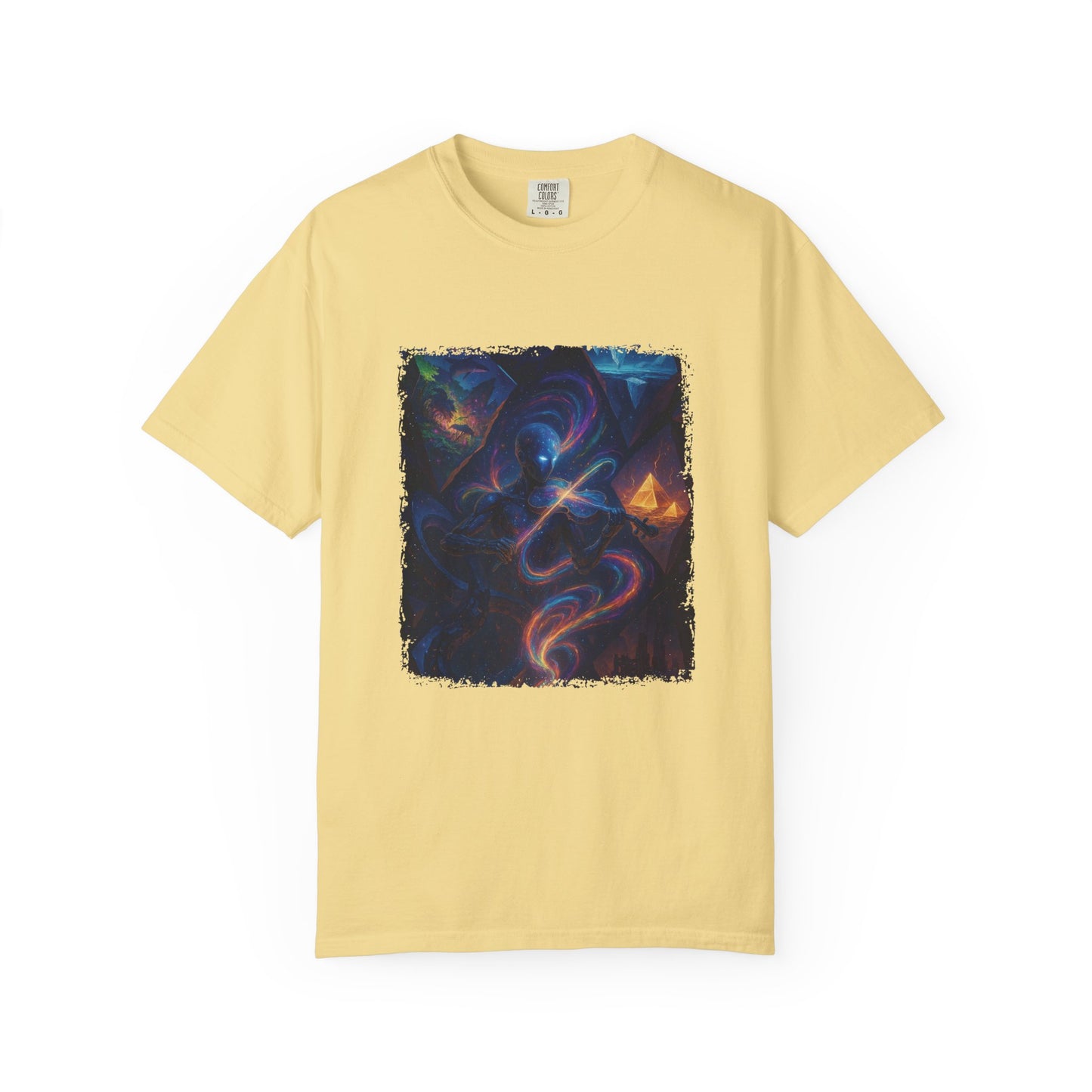 Cosmic Vibes Unisex T-shirt - Colorful Graphic Tee for Space Lovers