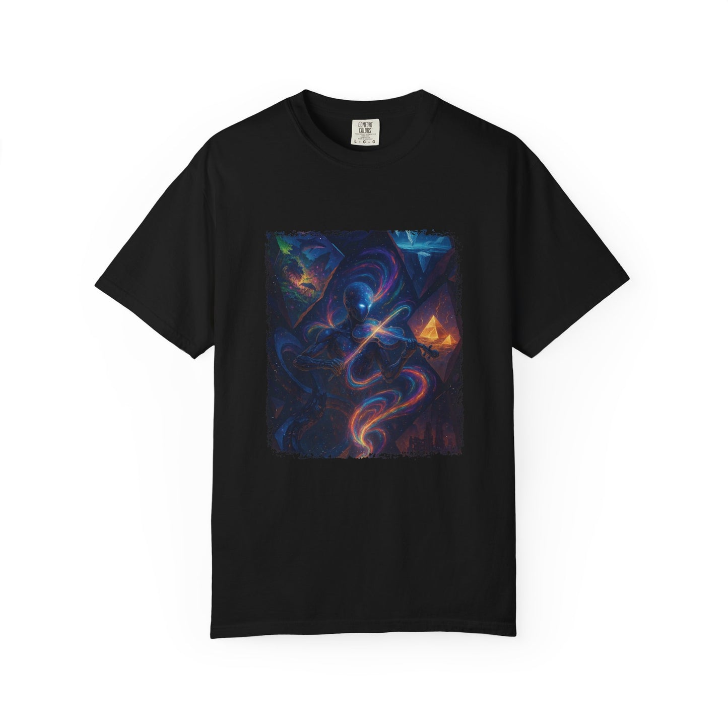 Cosmic Vibes Unisex T-shirt - Colorful Graphic Tee for Space Lovers