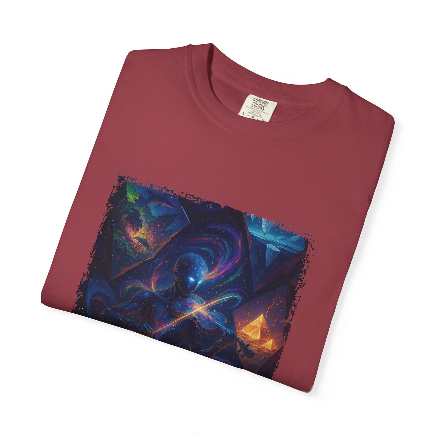 Cosmic Vibes Unisex T-shirt - Colorful Graphic Tee for Space Lovers