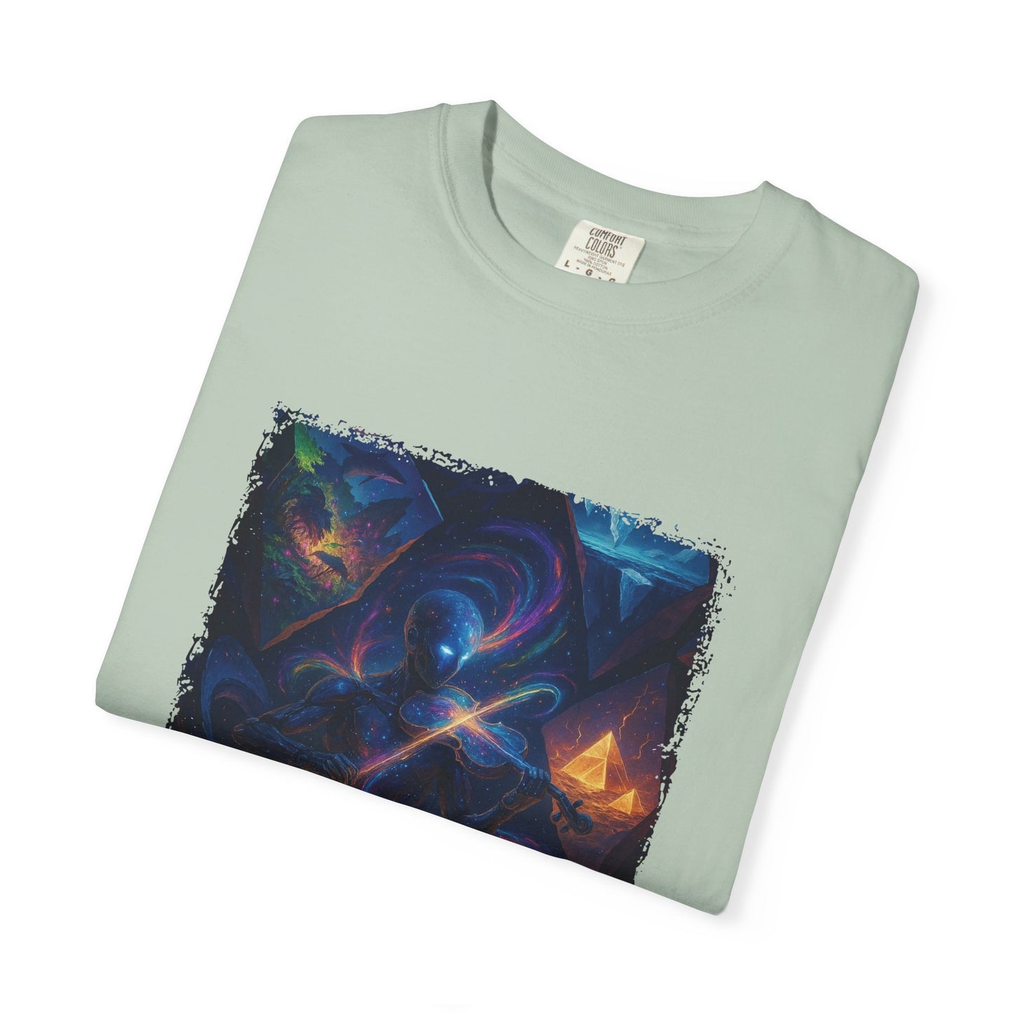 Cosmic Vibes Unisex T-shirt - Colorful Graphic Tee for Space Lovers