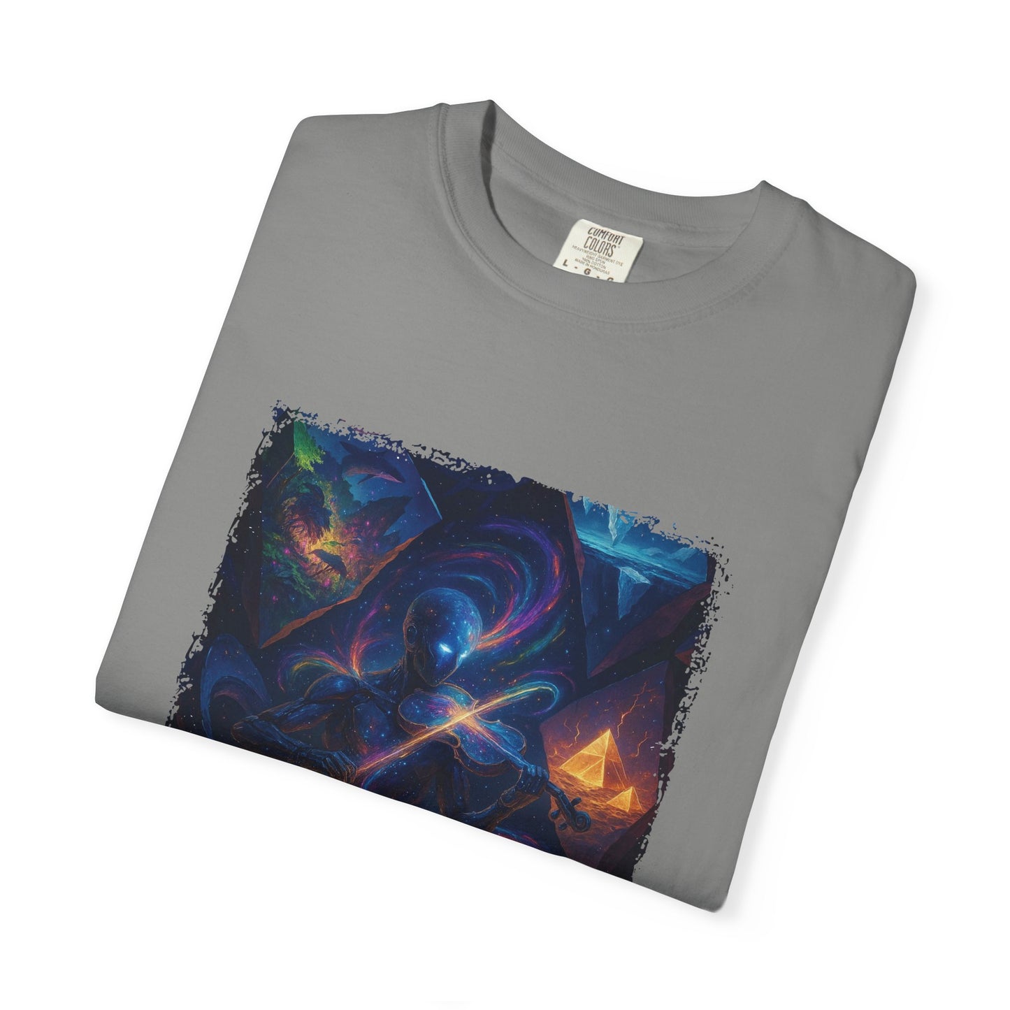 Cosmic Vibes Unisex T-shirt - Colorful Graphic Tee for Space Lovers
