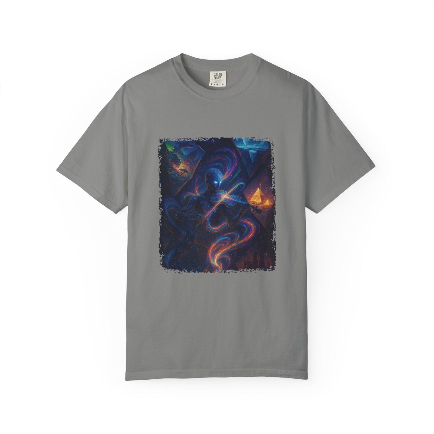 Cosmic Vibes Unisex T-shirt - Colorful Graphic Tee for Space Lovers