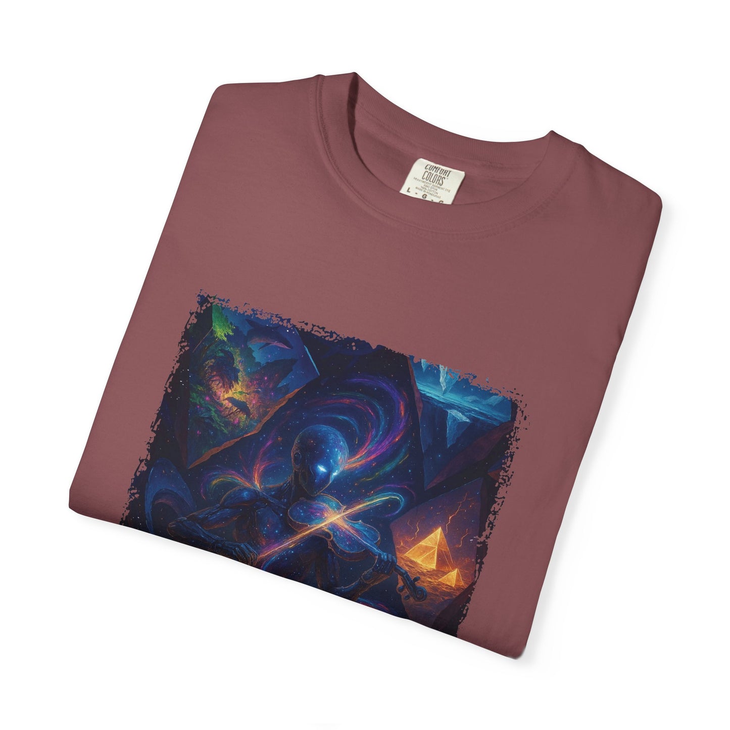 Cosmic Vibes Unisex T-shirt - Colorful Graphic Tee for Space Lovers
