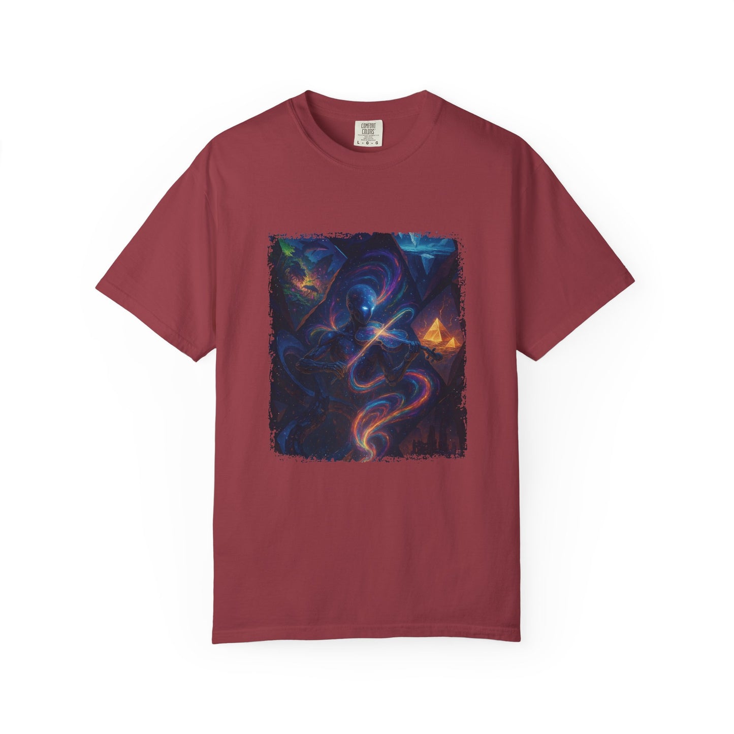 Cosmic Vibes Unisex T-shirt - Colorful Graphic Tee for Space Lovers
