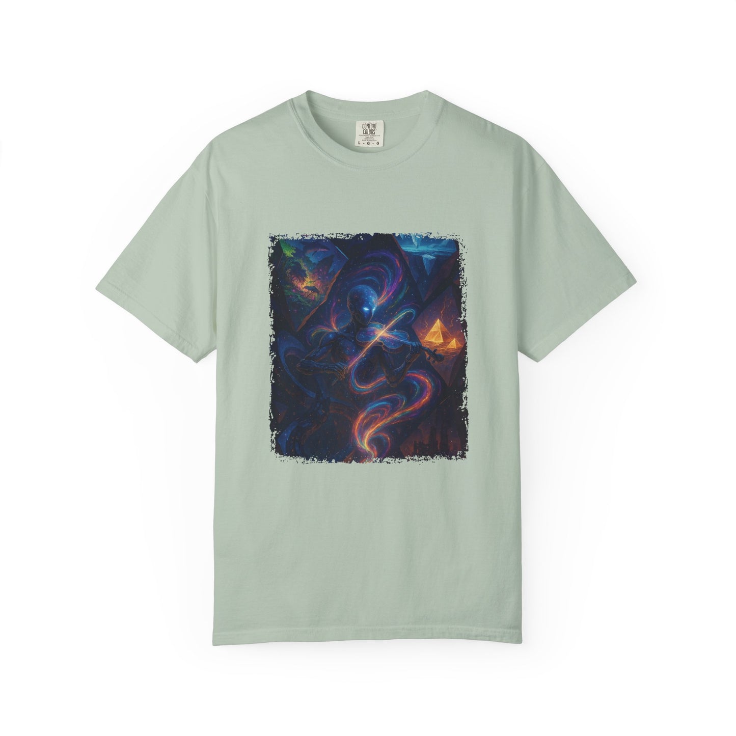 Cosmic Vibes Unisex T-shirt - Colorful Graphic Tee for Space Lovers